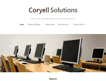 Tablet Screenshot of coryellsolutions.com